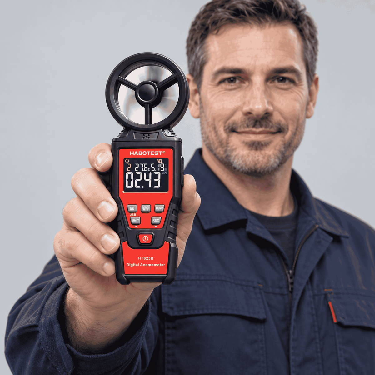 Habotest HT625B - Anemometro de Paleta