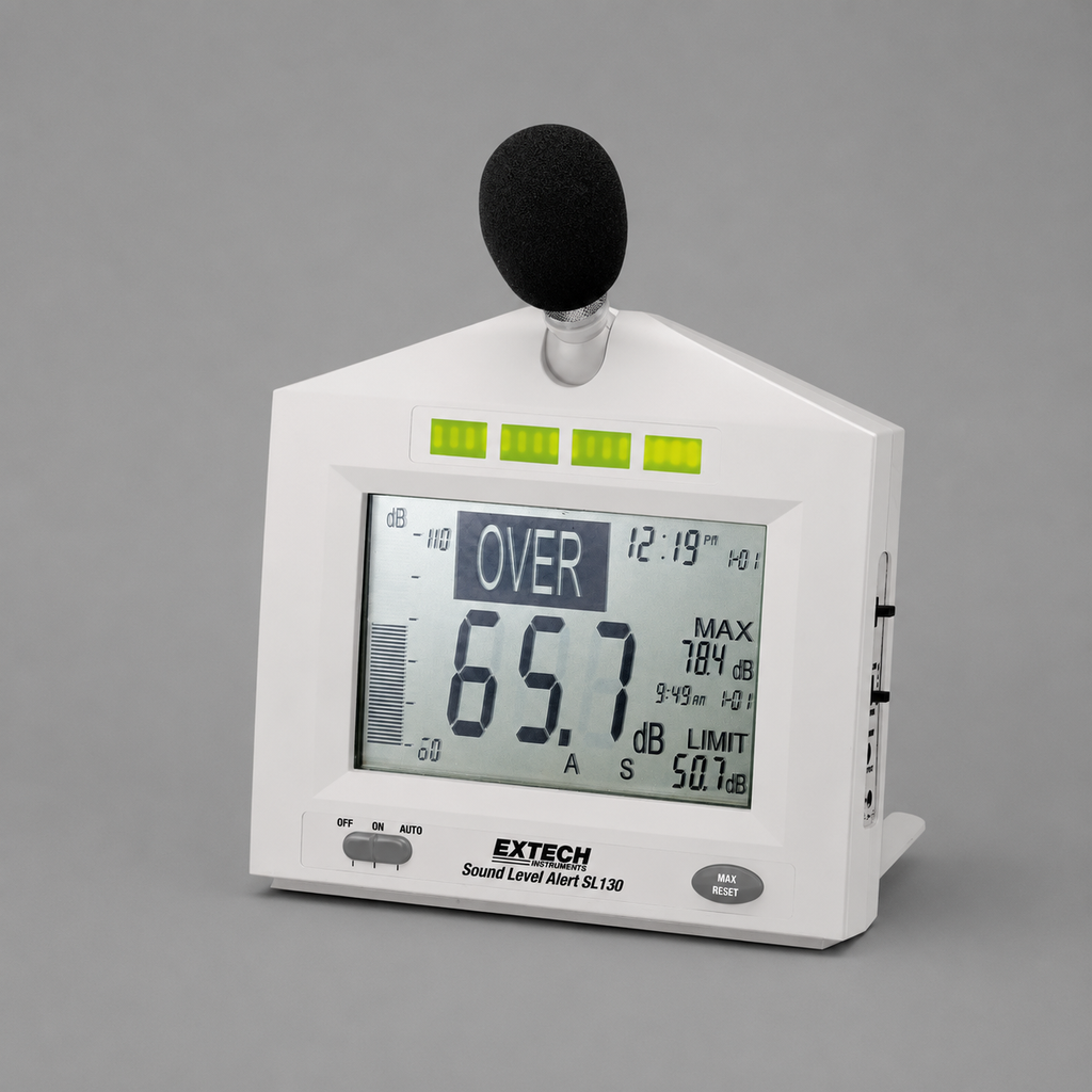 Decibelimetro Con pantalla LED extech modelo SL-130W
