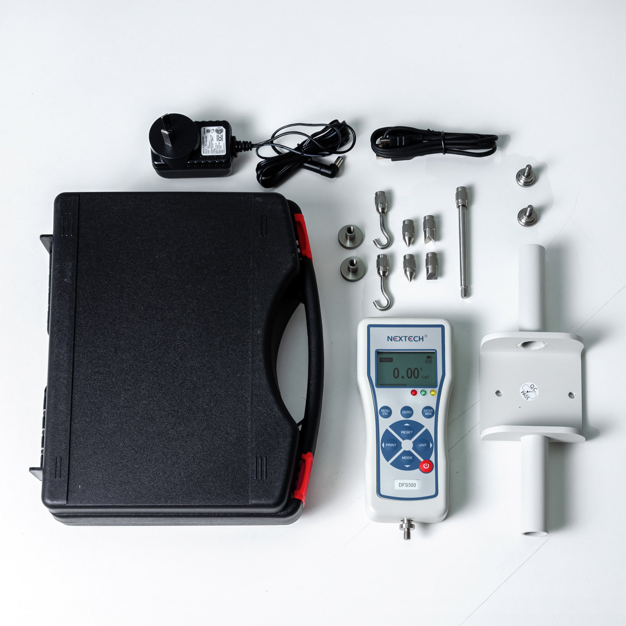 Dinamómetro digital con kit de ergonomicas NEXTECH DFS500